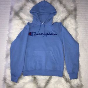 Champion Blue Hoodie